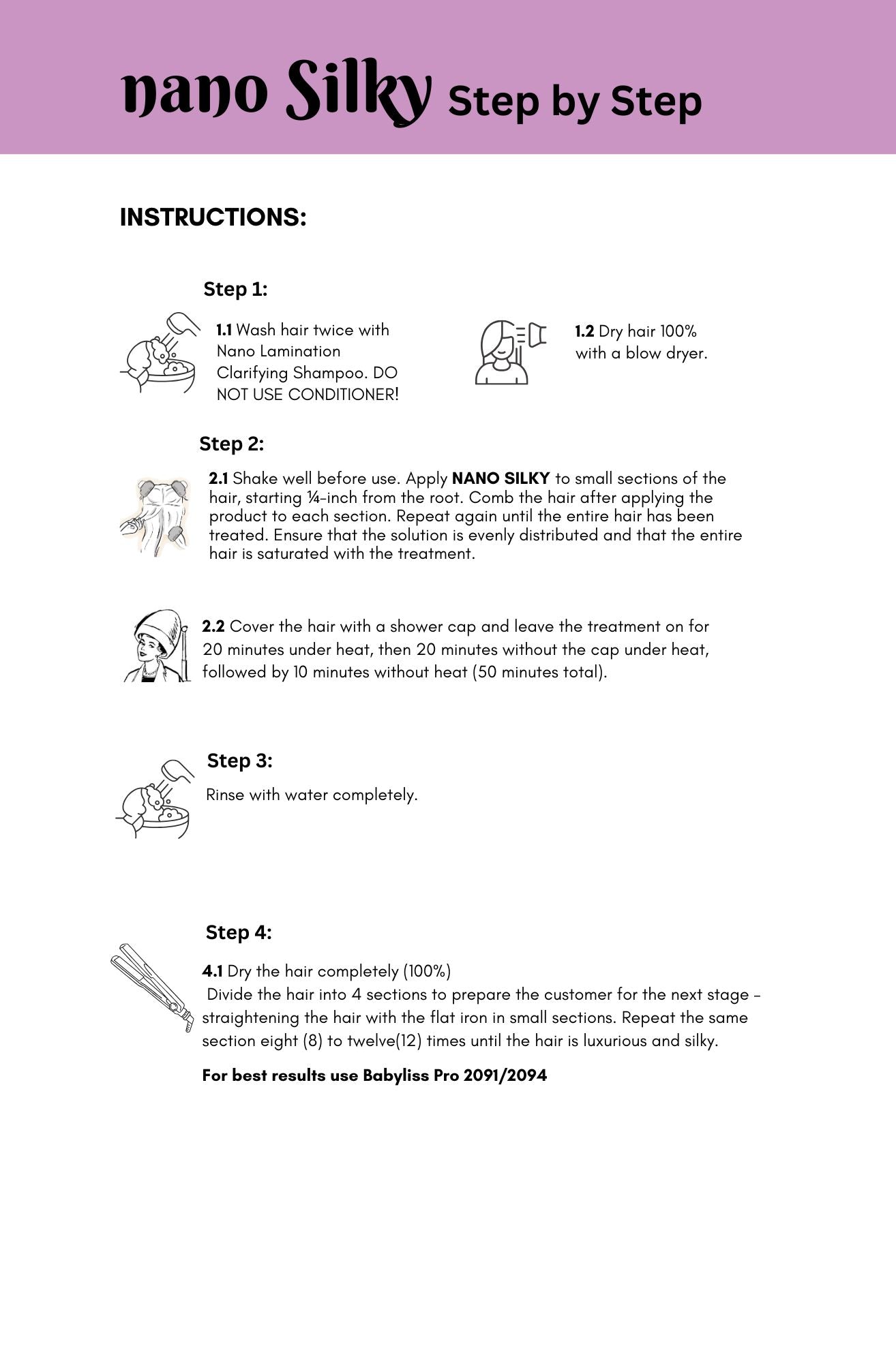 Nano Silky Organic Smoothing Treatment