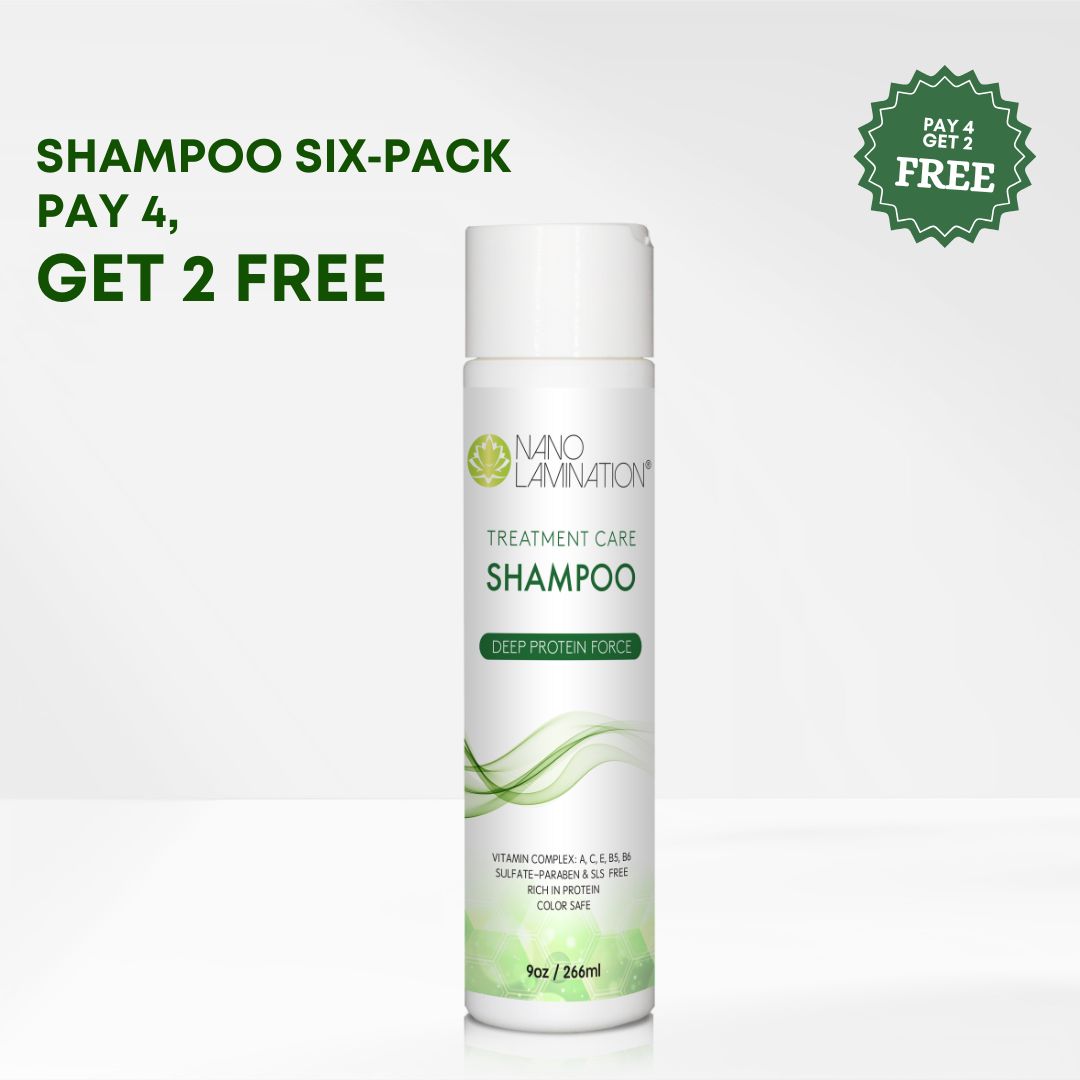 Shampoo Six-Pack Pay 4 Get 2 Free